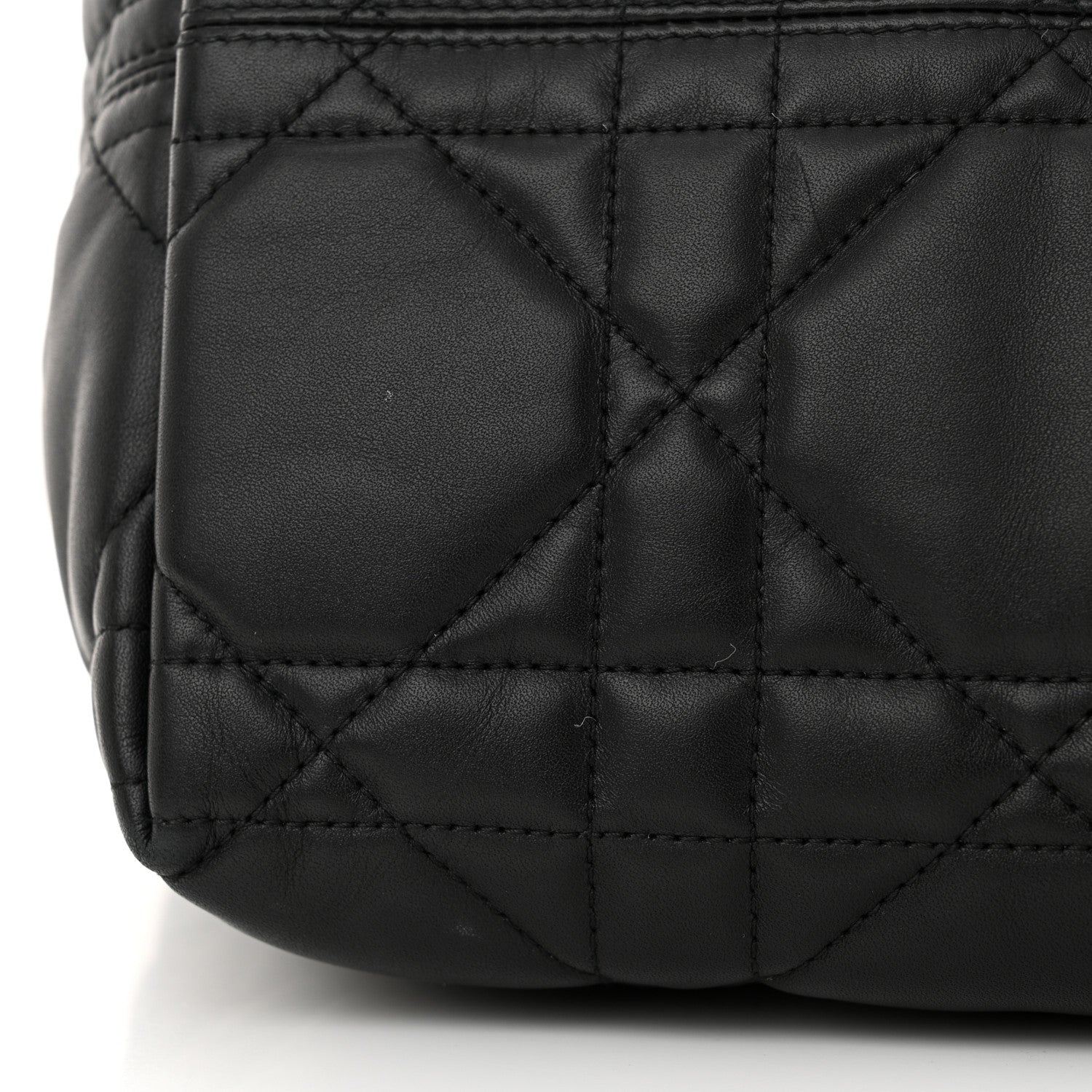 Christian Dior Calfskin Macrocannage Large Toujours  Black 15 of 15