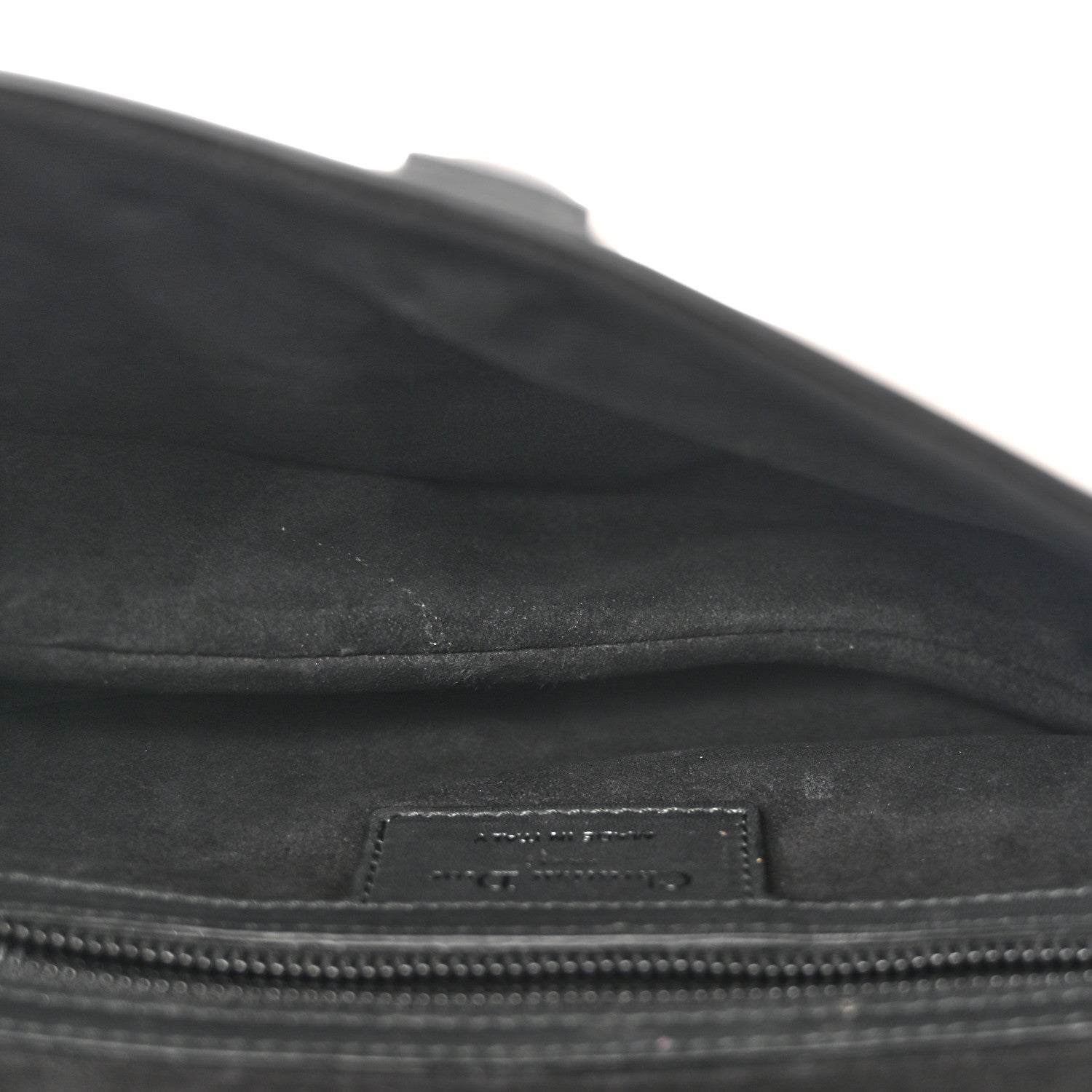Christian Dior Ultra Matte Calfskin Saddle Bag Black 5 of 14