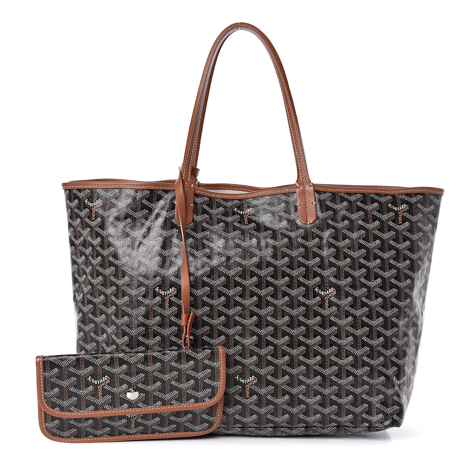 Goyard Goyardine Saint Louis PM Black Gold 1 of 12