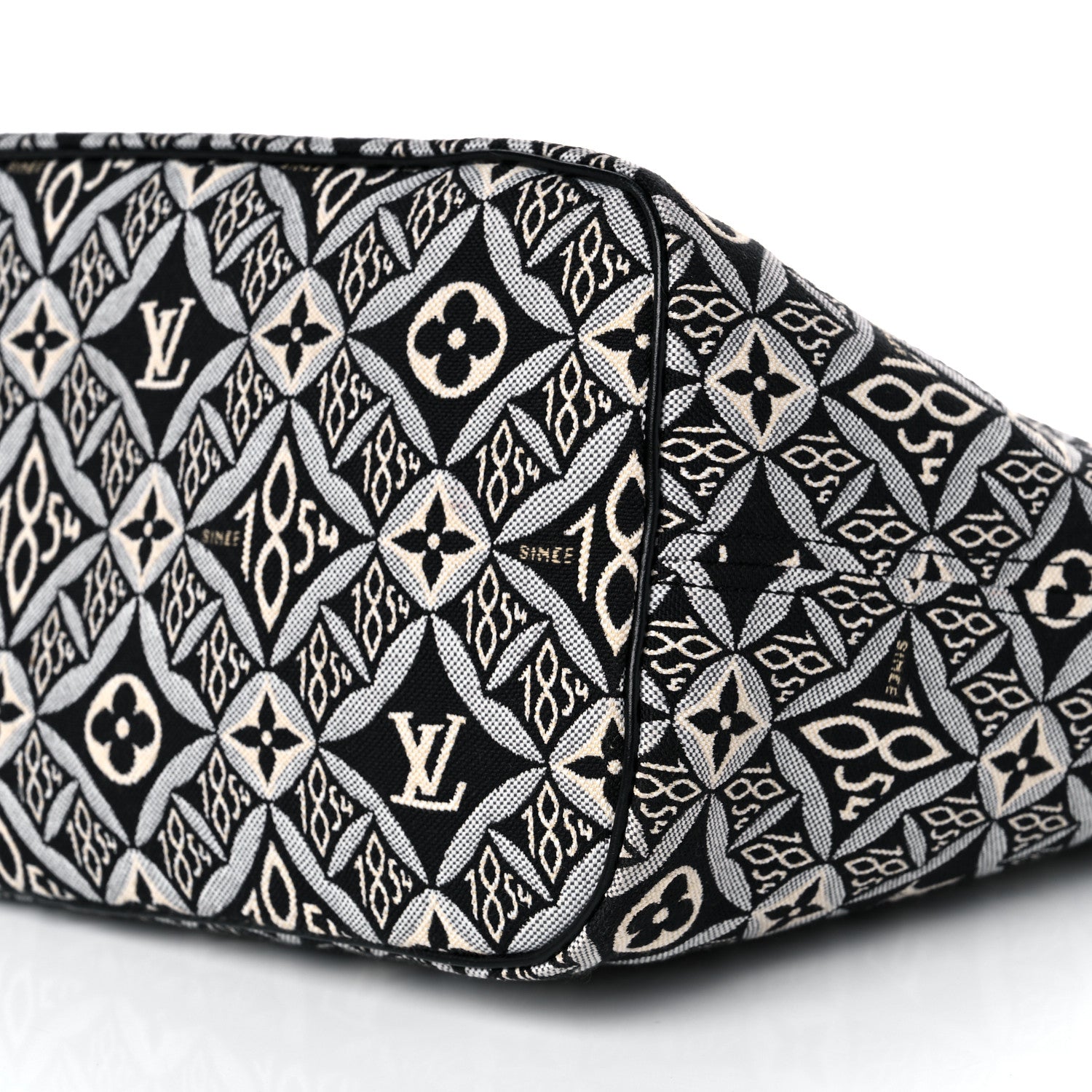 Louis Vuitton Jacquard Since 1854 Neverfull MM Grey 8 of 12