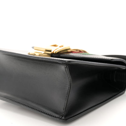 Gucci Calfskin Mini Sylvie Top Handle Bag Black 11 of 11