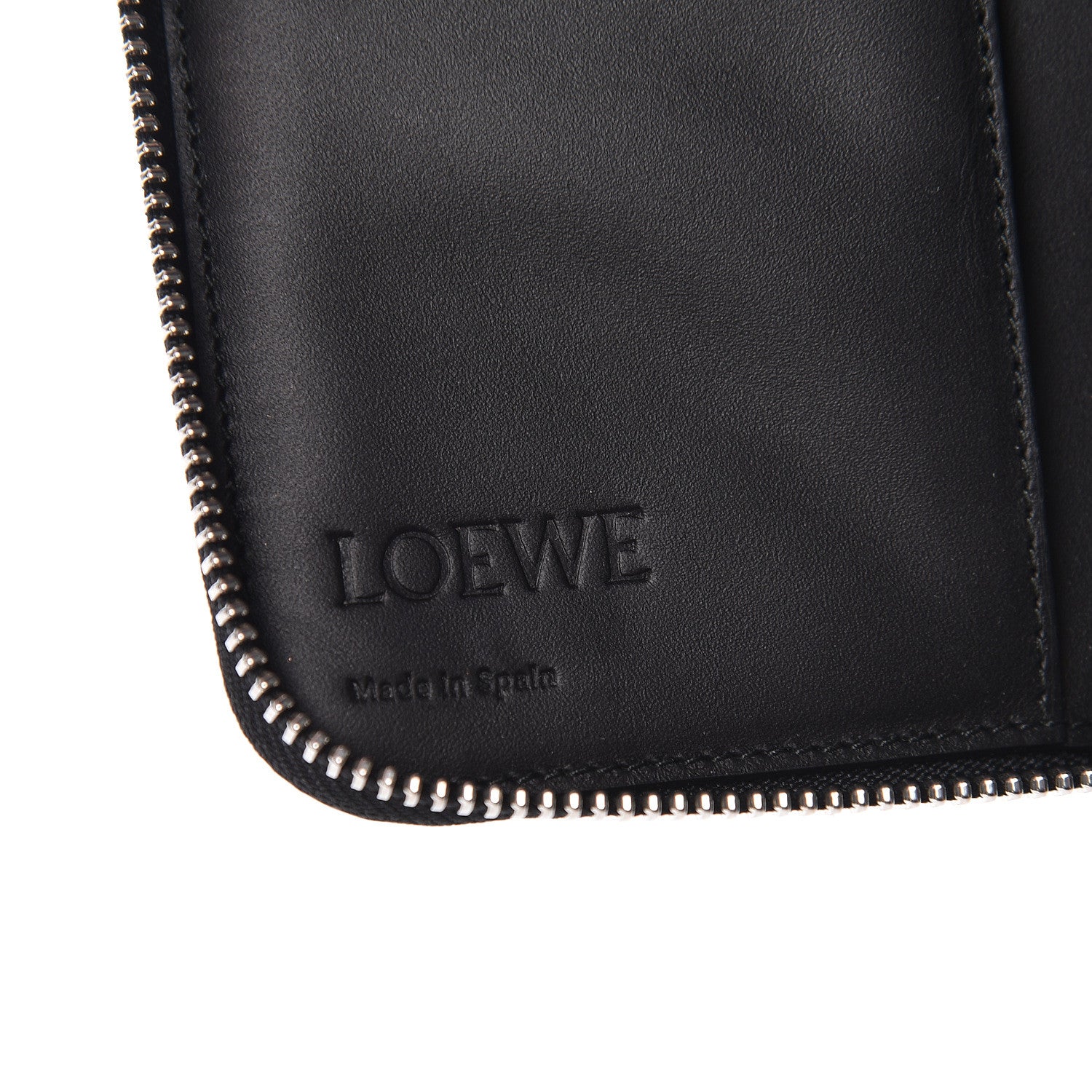 Loewe Calfskin Puzzle Open Wallet Black 6 of 10