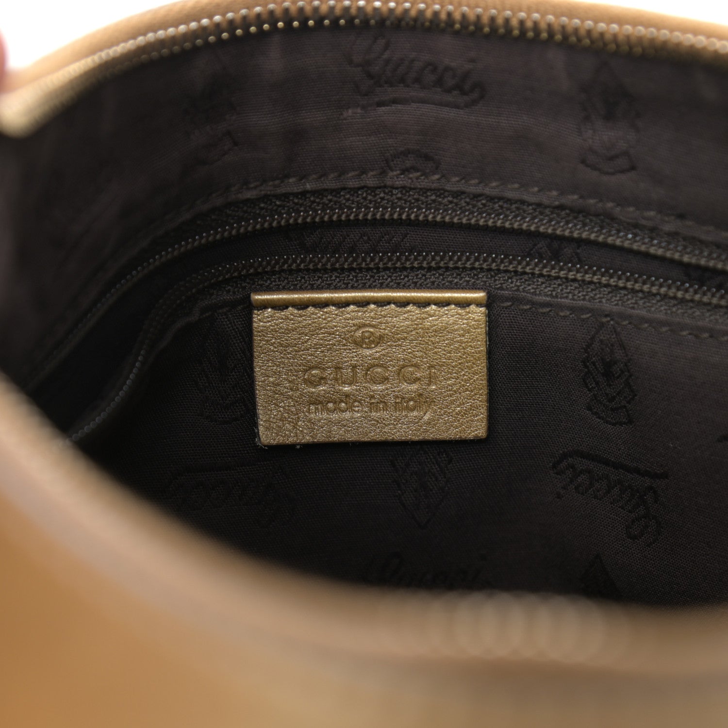 Gucci Metallic Guccissima Medium D Gold Hobo Gold 6 of 19