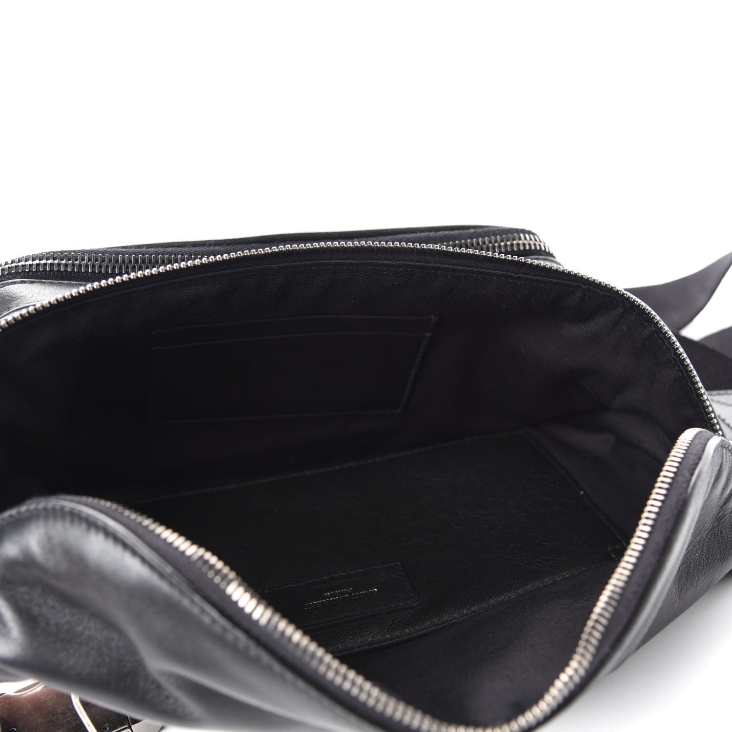 Saint Laurent Lambskin Subway Belt Bag Black 5 of 11