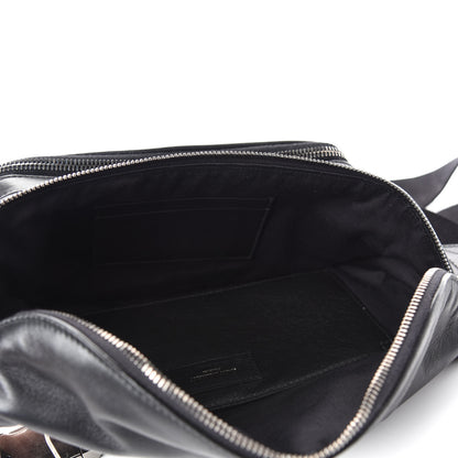 Saint Laurent Lambskin Subway Belt Bag Black 5 of 11