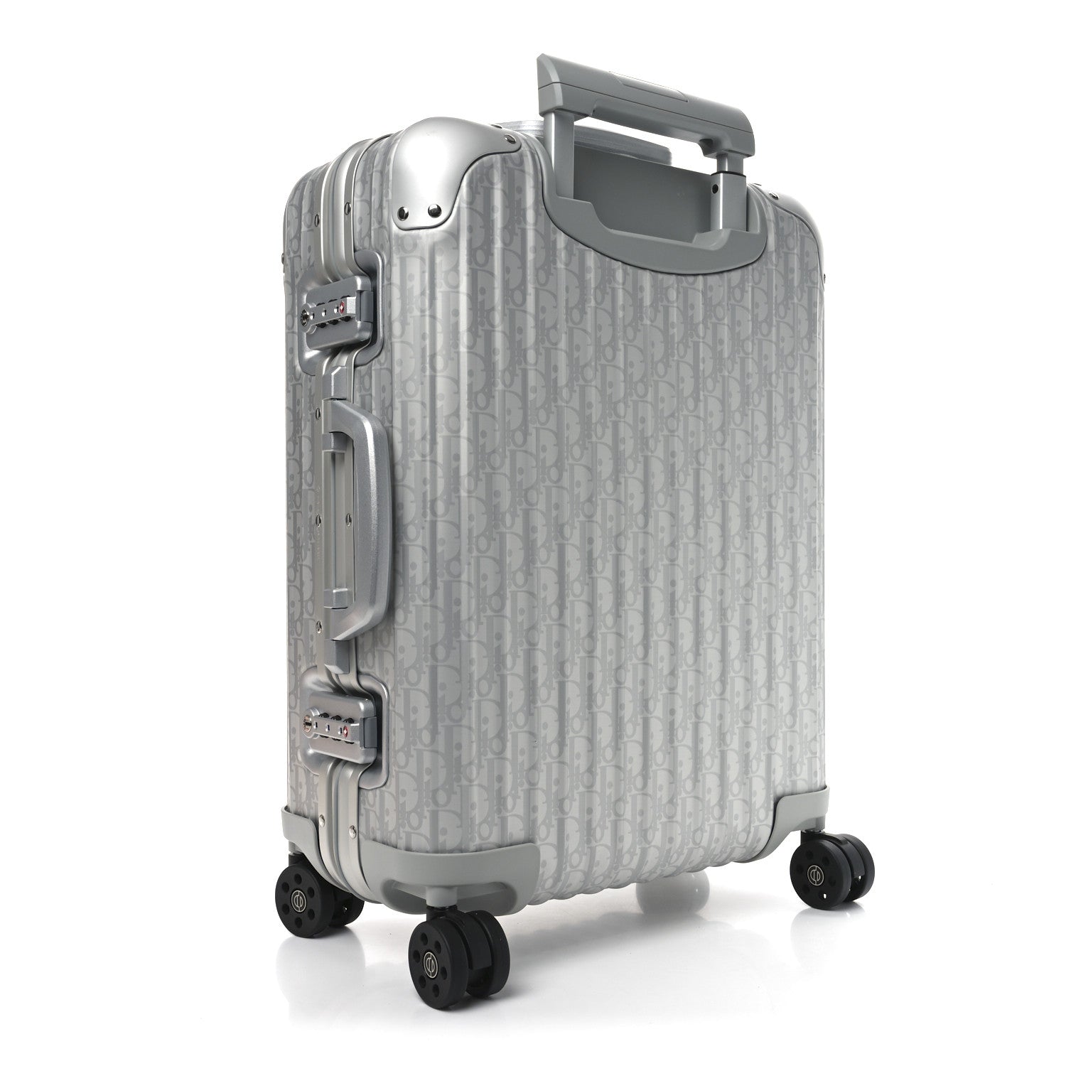 Christian Dior X RIMOWA Aluminum Gradient Cabin Luggage Silver 2 of 9