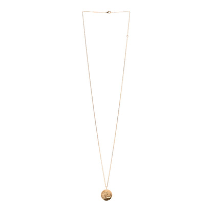Van Cleef & Arpels 18K Yellow Gold Zodiac Libra Pendant Necklace 3 of 6