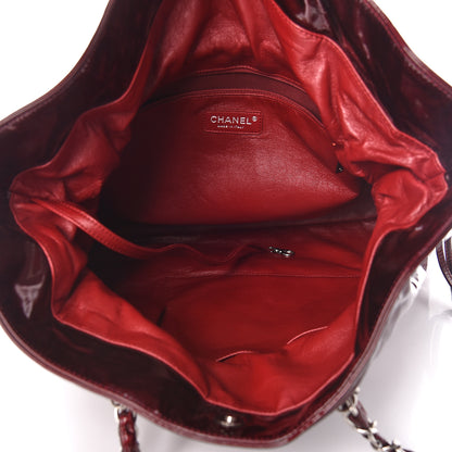Chanel Patent Bonbons Shopper Tote Bordeaux 7 of 13
