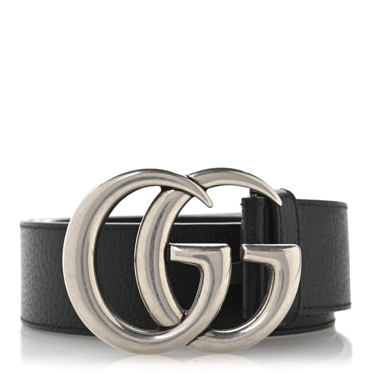 Textured Calfskin Double G 40mm Belt 90 36 Black