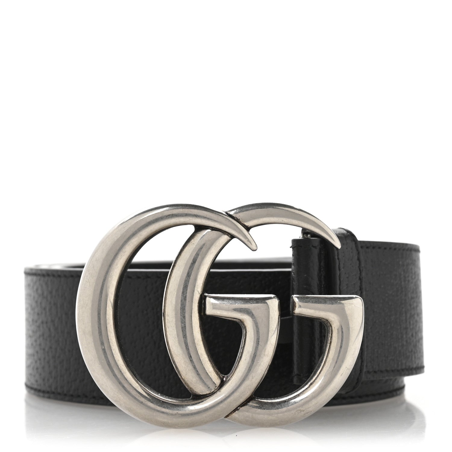 Gucci Textured Calfskin Double G 40mm Belt 90 36 Black 1 of 4