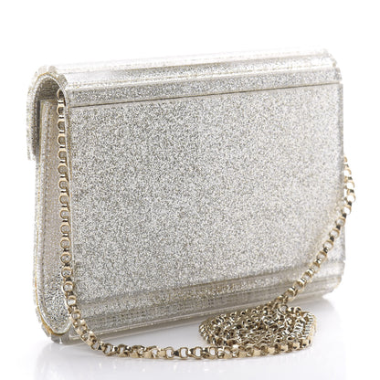 Jimmy Choo Acrylic Glitter Candy Clutch Champagne 3 of 10