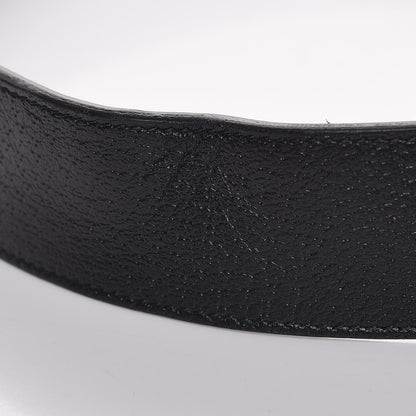 Gucci Textured Calfskin Double G 40mm Belt 90 36 Black 7 of 7