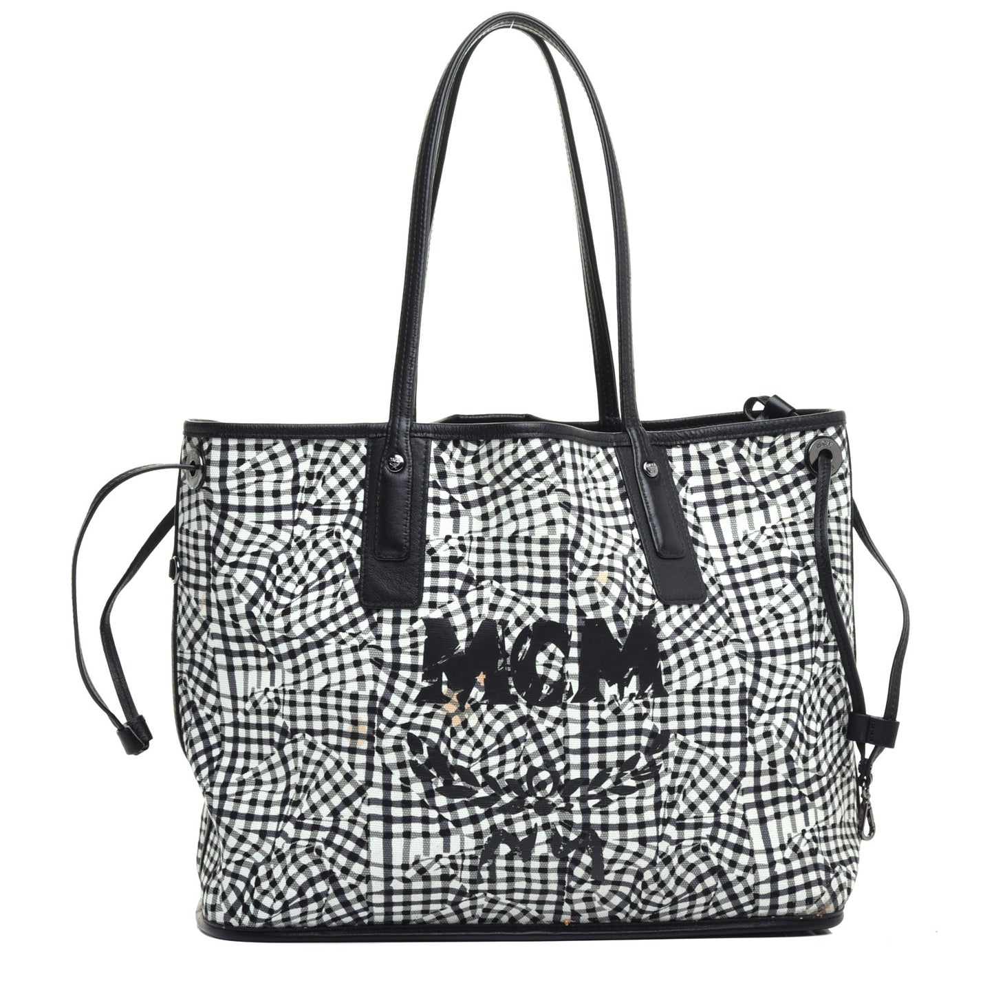 Visetos Medium Liz Reversible Shopper Tote Black