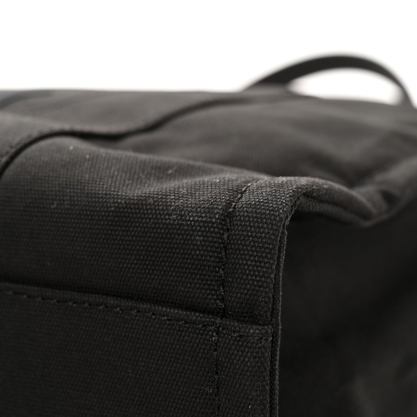 Cotton Canvas Large The Tote Bag Black
