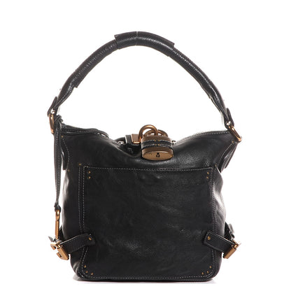 Chloe Leather Large Paddington Shoulder Bag Black 1 of 7