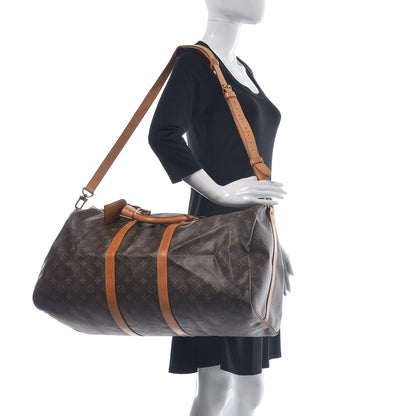 Louis Vuitton Monogram Keepall Bandouliere 55 2 of 11
