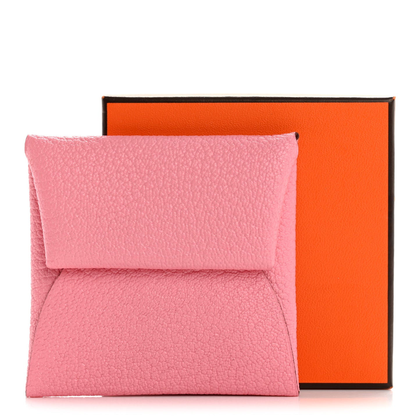 Chevre Mysore Bastia Verso Coin Purse Rose Confetti Brique