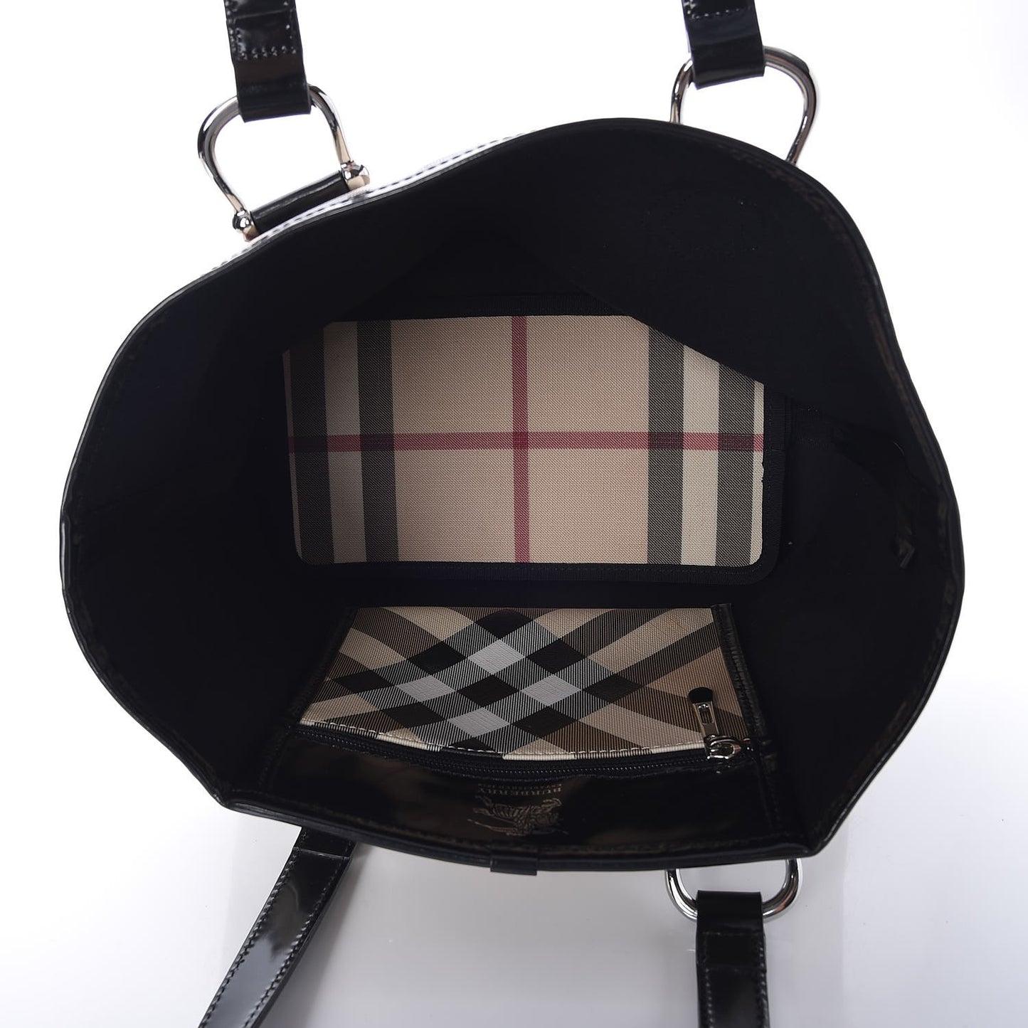 Nova Check Medium Tote Black