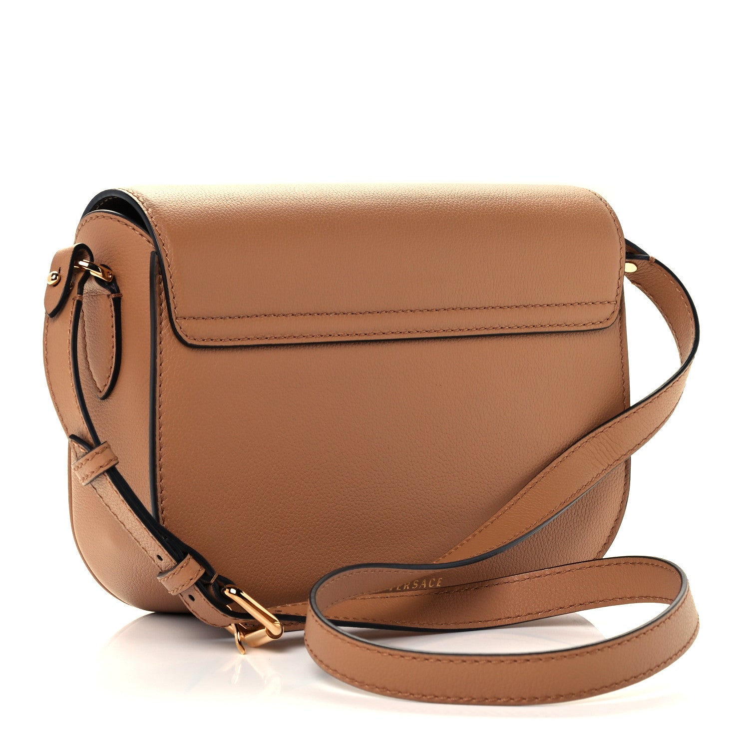 Versace Vitello Medusa Clutch Bag Brown 3 of 12