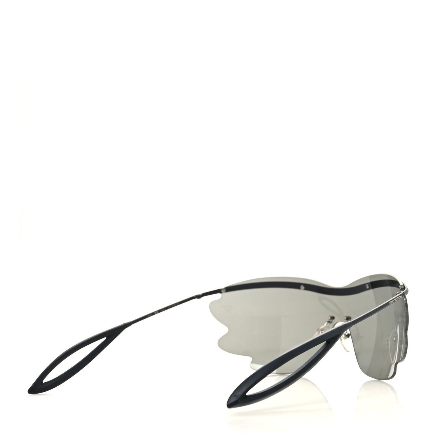 Metal Bohemian Vuittony Mask Sunglasses Z1227U Black