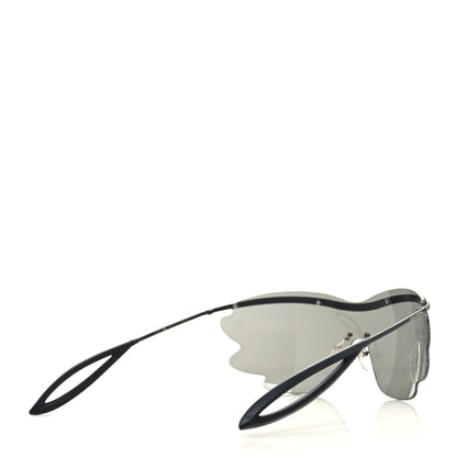 Louis Vuitton Metal Bohemian Vuittony Mask Sunglasses Z1227U Black 4 of 8