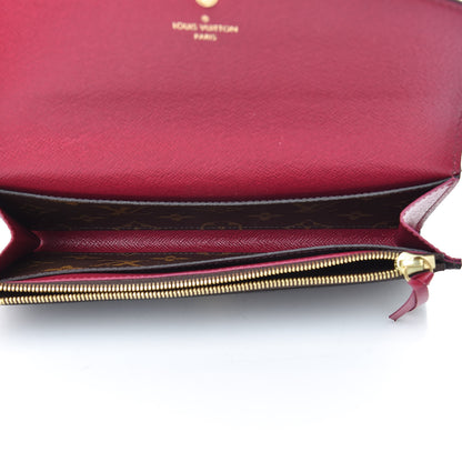 Louis Vuitton Monogram Emilie Wallet Fuchsia 5 of 7