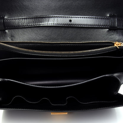 Celine Box Calfskin Medium Classic Box Flap Black 5 of 10