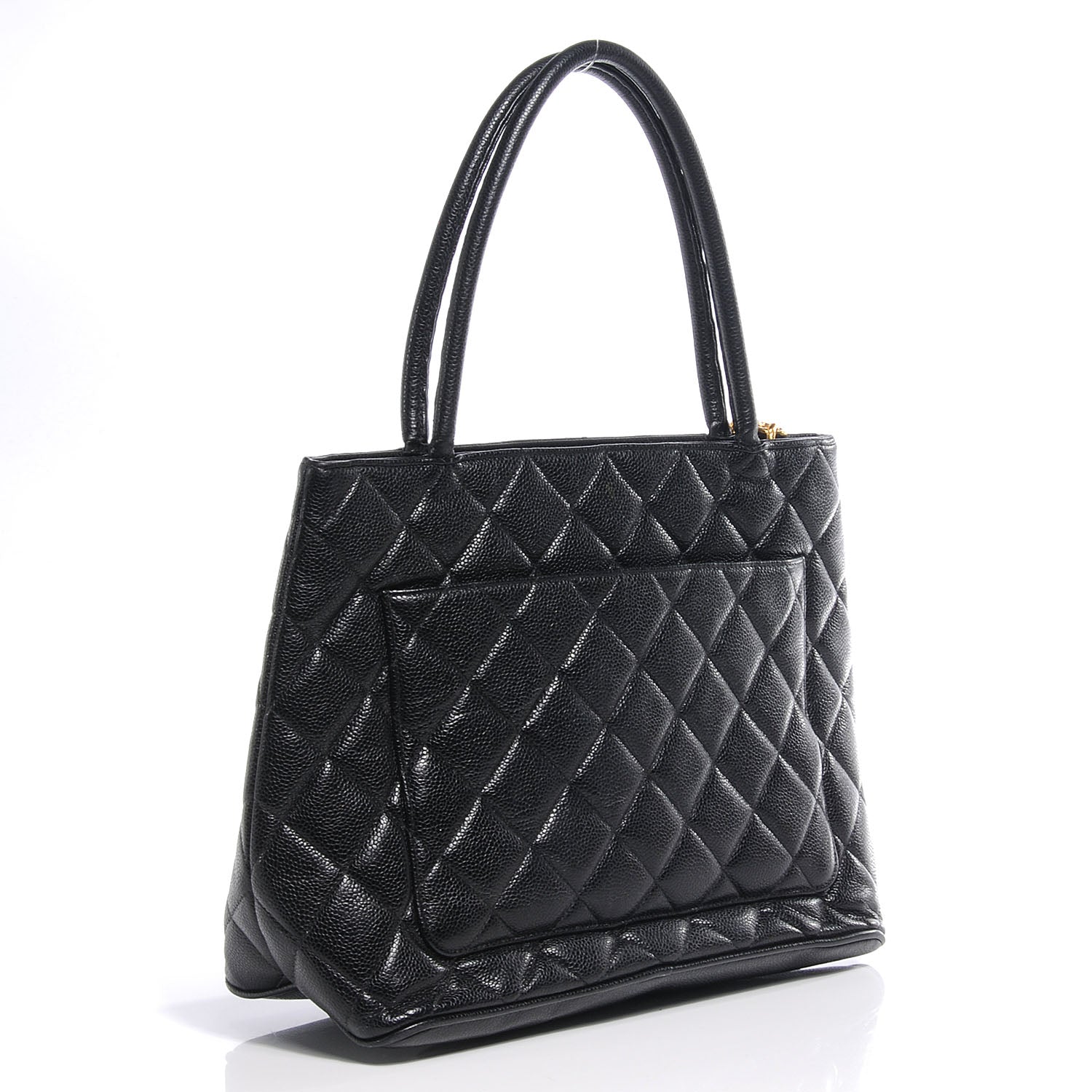 Chanel Caviar Medallion Tote Black 3 of 7