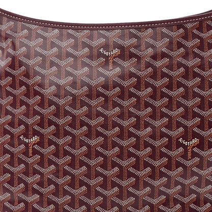 Goyard Goyardine Boheme Hobo Burgundy 10 of 12
