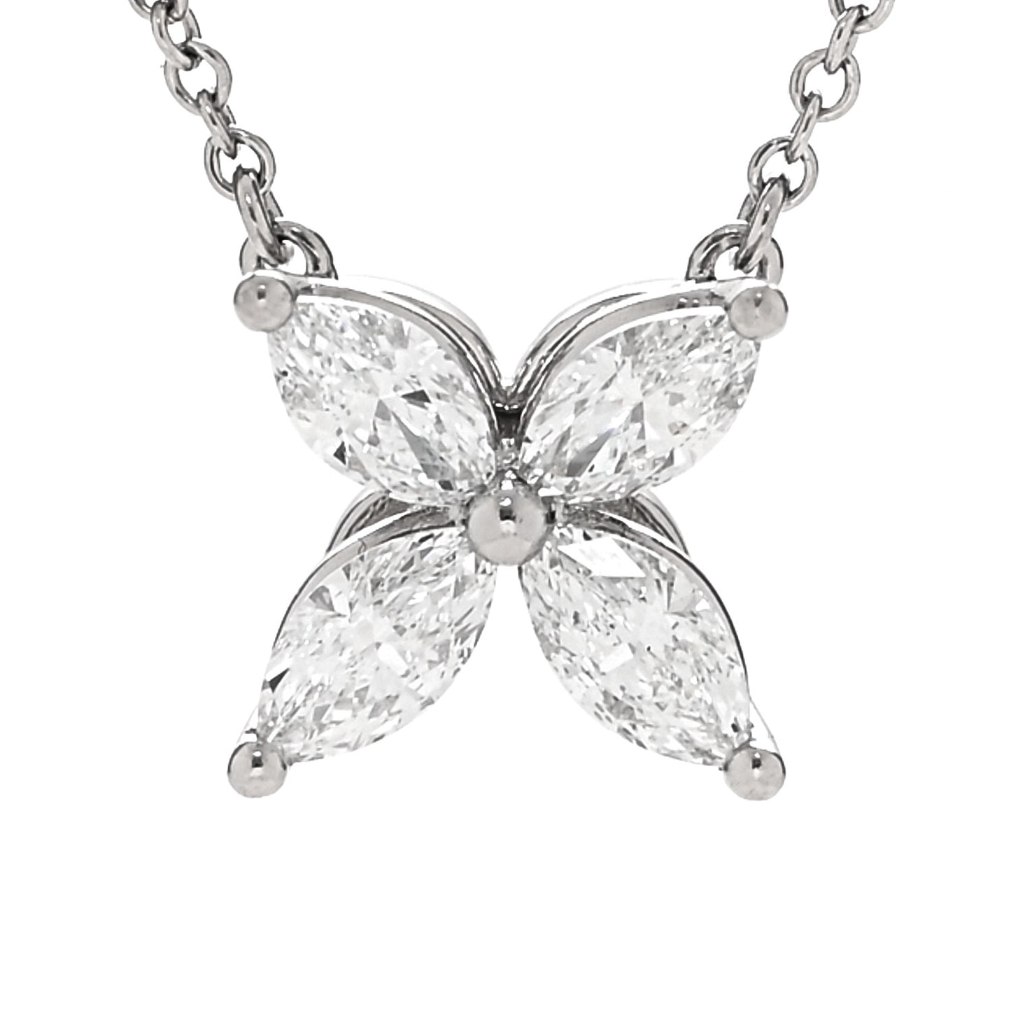Platinum Diamond Medium Victoria Necklace
