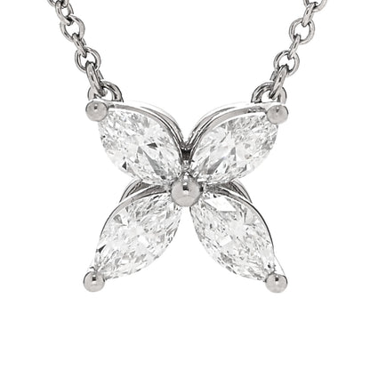 Tiffany Platinum Diamond Medium Victoria Necklace 4 of 6