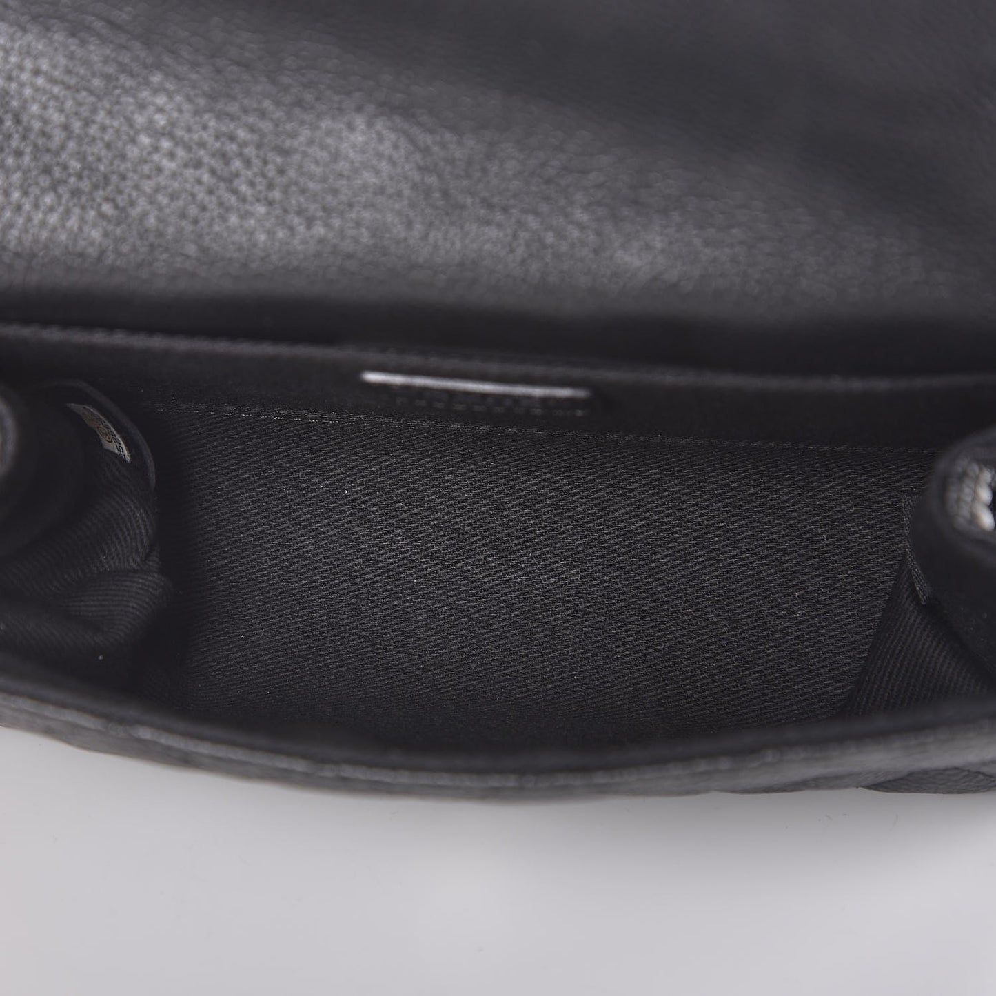 Grained Calfskin Quilted 2.55 Reissue Flap Belt Bag Clutch Black