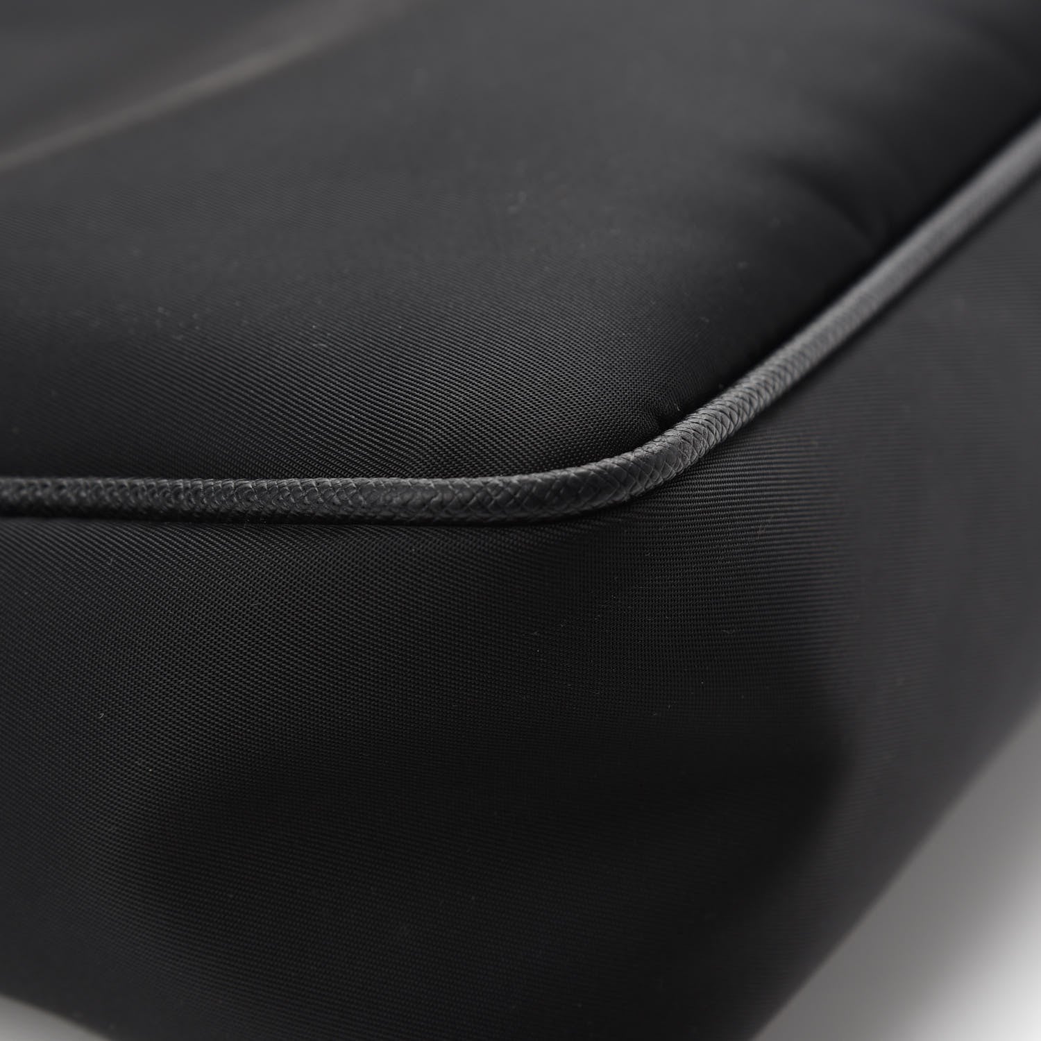 Prada Re-Nylon Saffiano Pocket Zippered Shoulder Bag Black 9 of 11