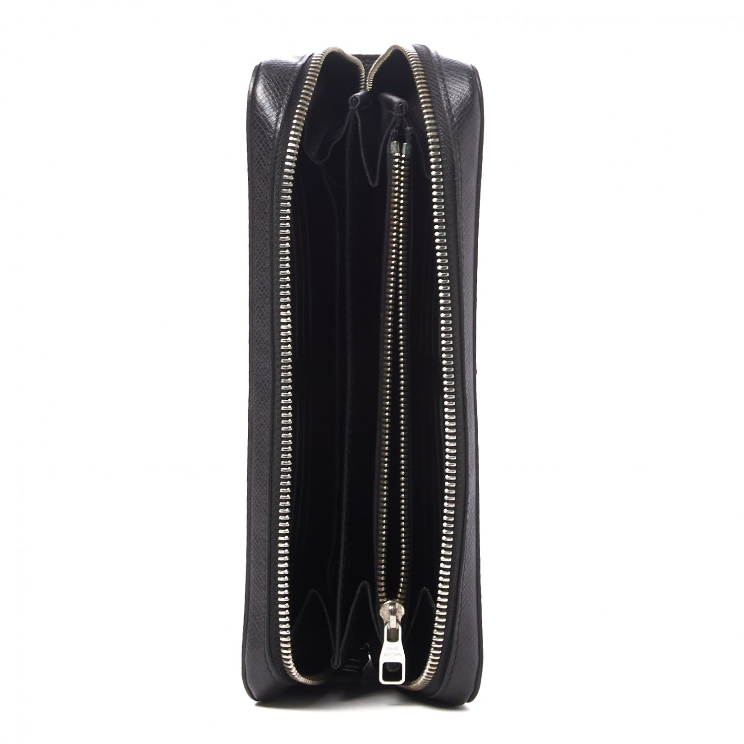 Louis Vuitton Taiga Zippy XL Wallet Black 4 of 7