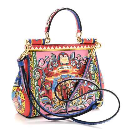 Dolce & Gabbana DOLCE & GABBANA Print Small Miss Sicily Satchel Multi 3 of 11
