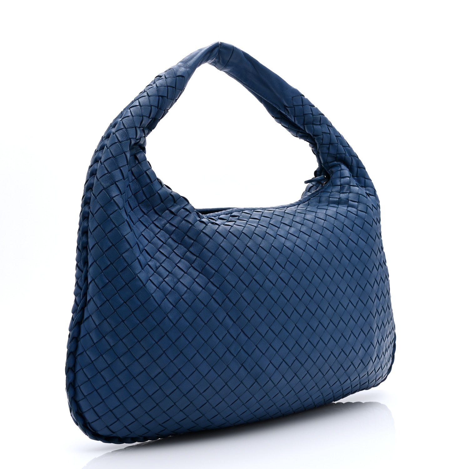 Bottega Veneta Nappa Intrecciato Medium Veneta Hobo Cobalt 3 of 11