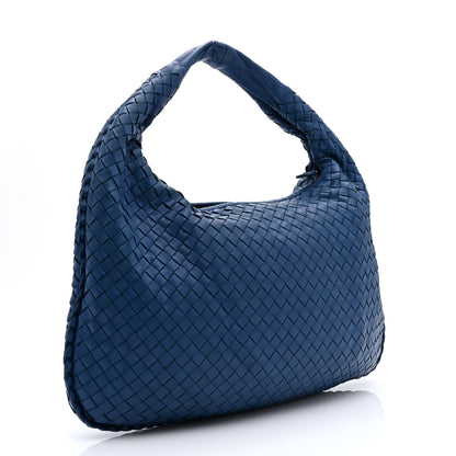 Bottega Veneta Nappa Intrecciato Medium Veneta Hobo Cobalt 3 of 11