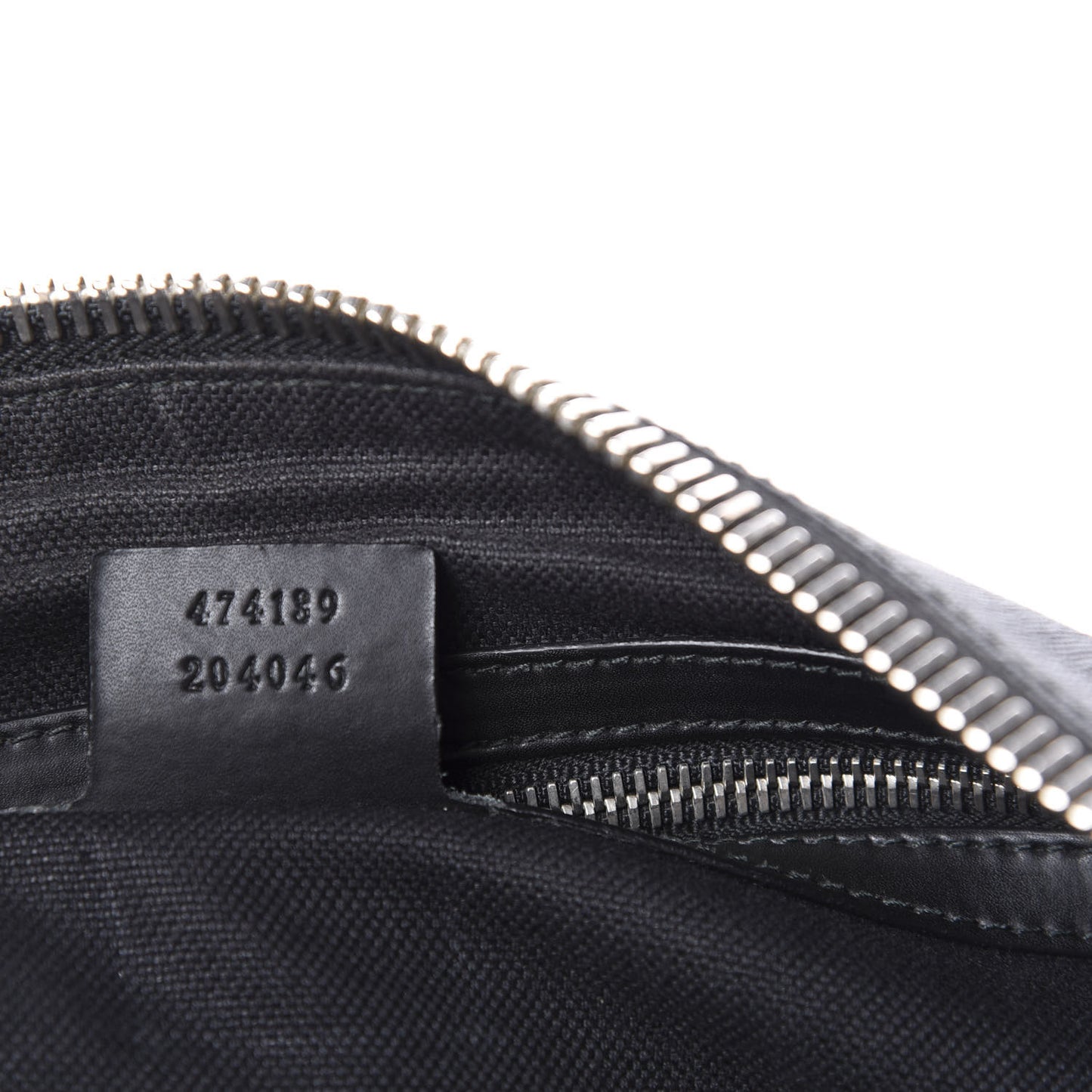 Soft GG Supreme Monogram Appia Calfskin Web East West Messenger Bag Black Grey