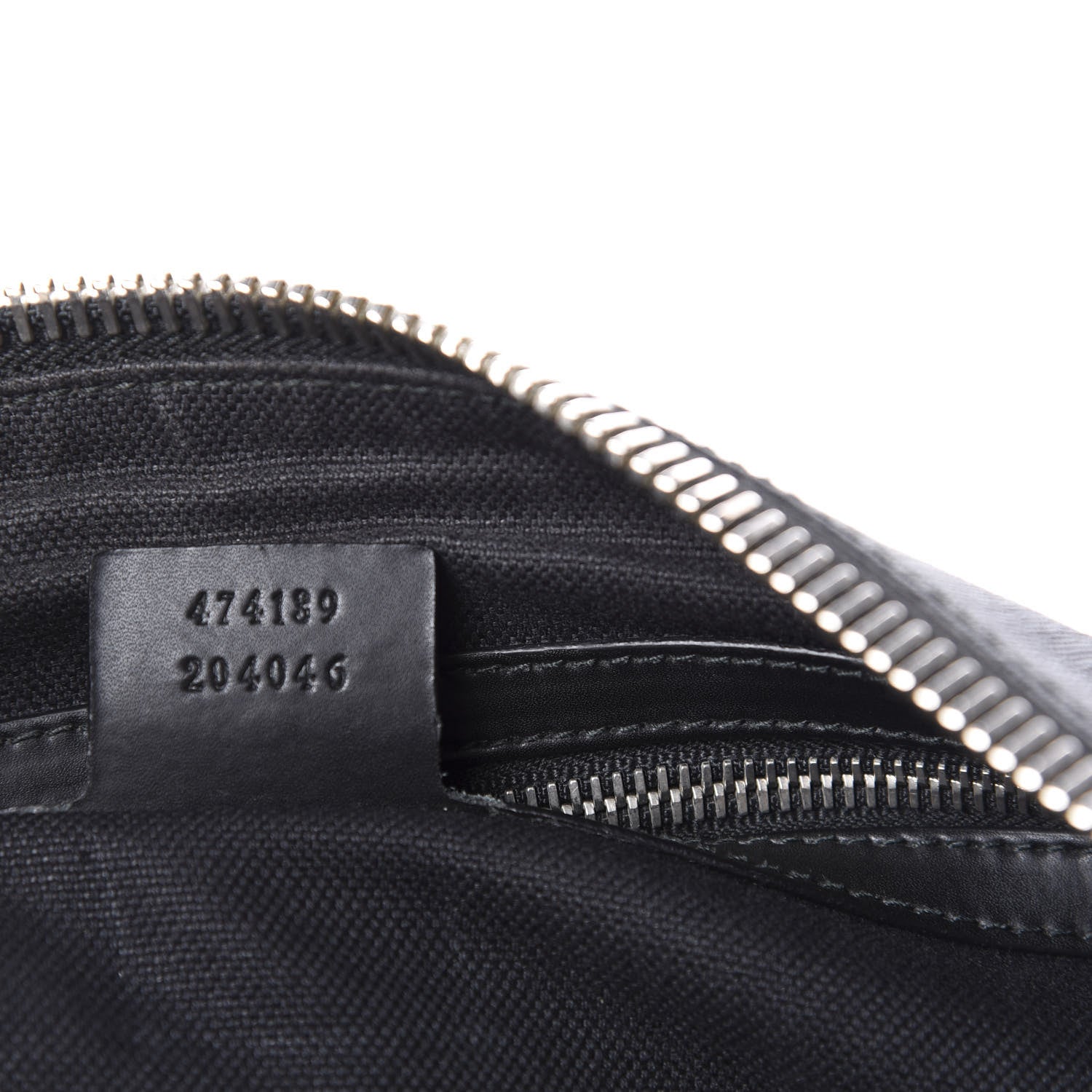 Gucci Soft GG Supreme Monogram Appia Calfskin Web East West Messenger Bag Black Grey 9 of 10
