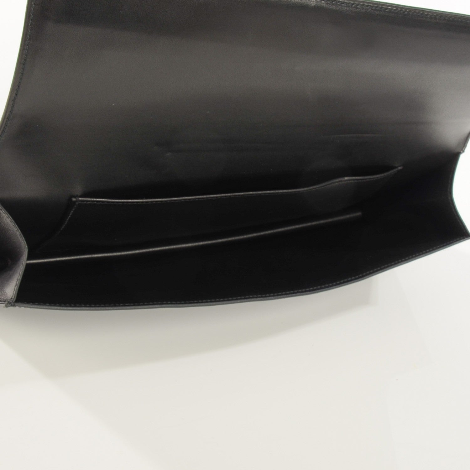 Hermes Evercalf Shadow Clutch 29 Black 5 of 7