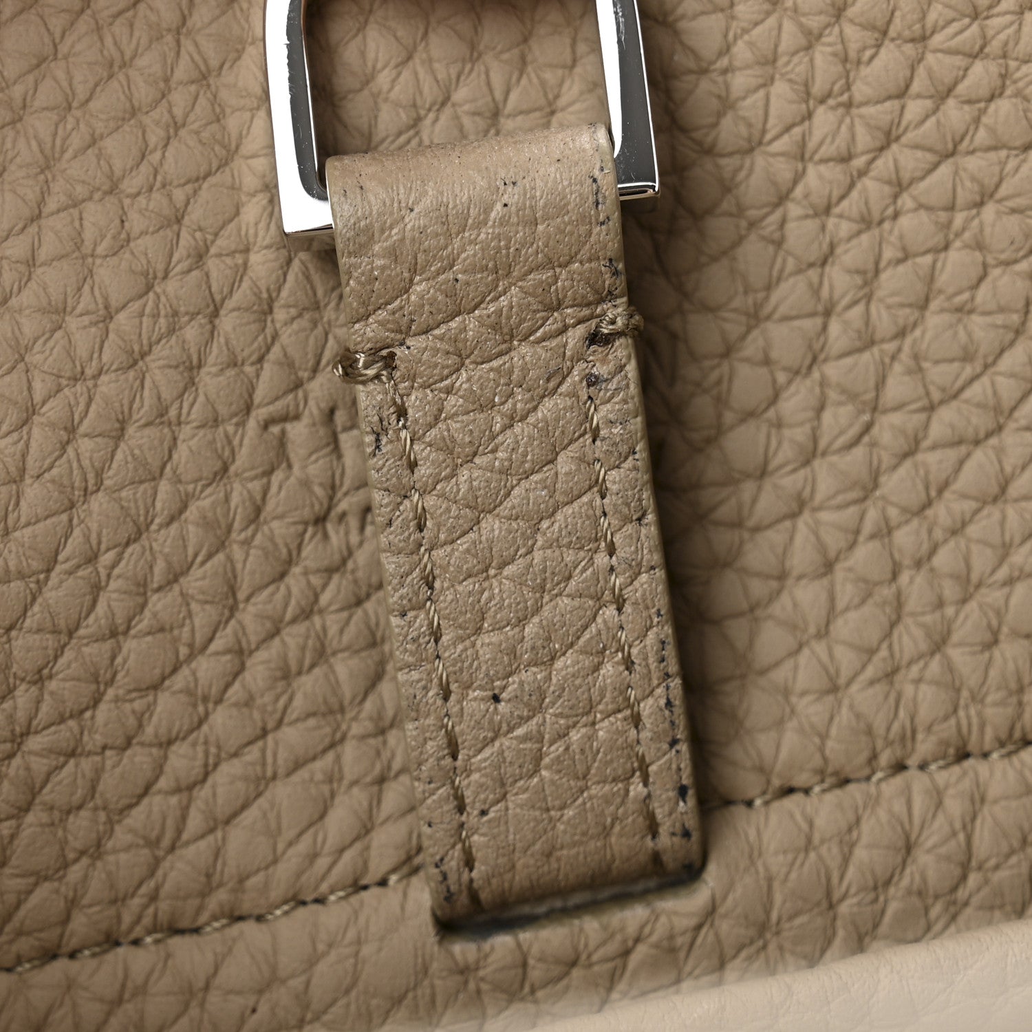 The Row Grained Calfskin Soft Margaux 10 Bag Dark Taupe 10 of 12