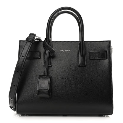 Saint Laurent Grain De Poudre Nano Sac De Jour Black 1 of 12