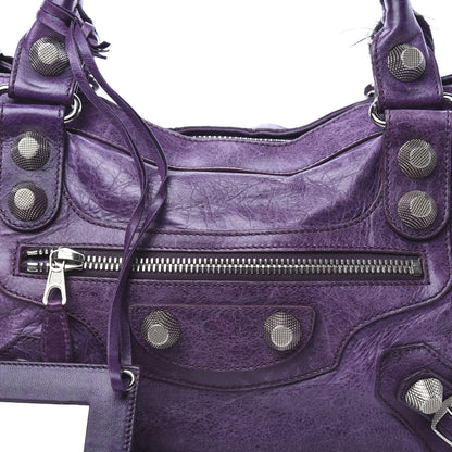 Balenciaga Agneau Giant 21 Silver Hardware City Raisin 17 of 18