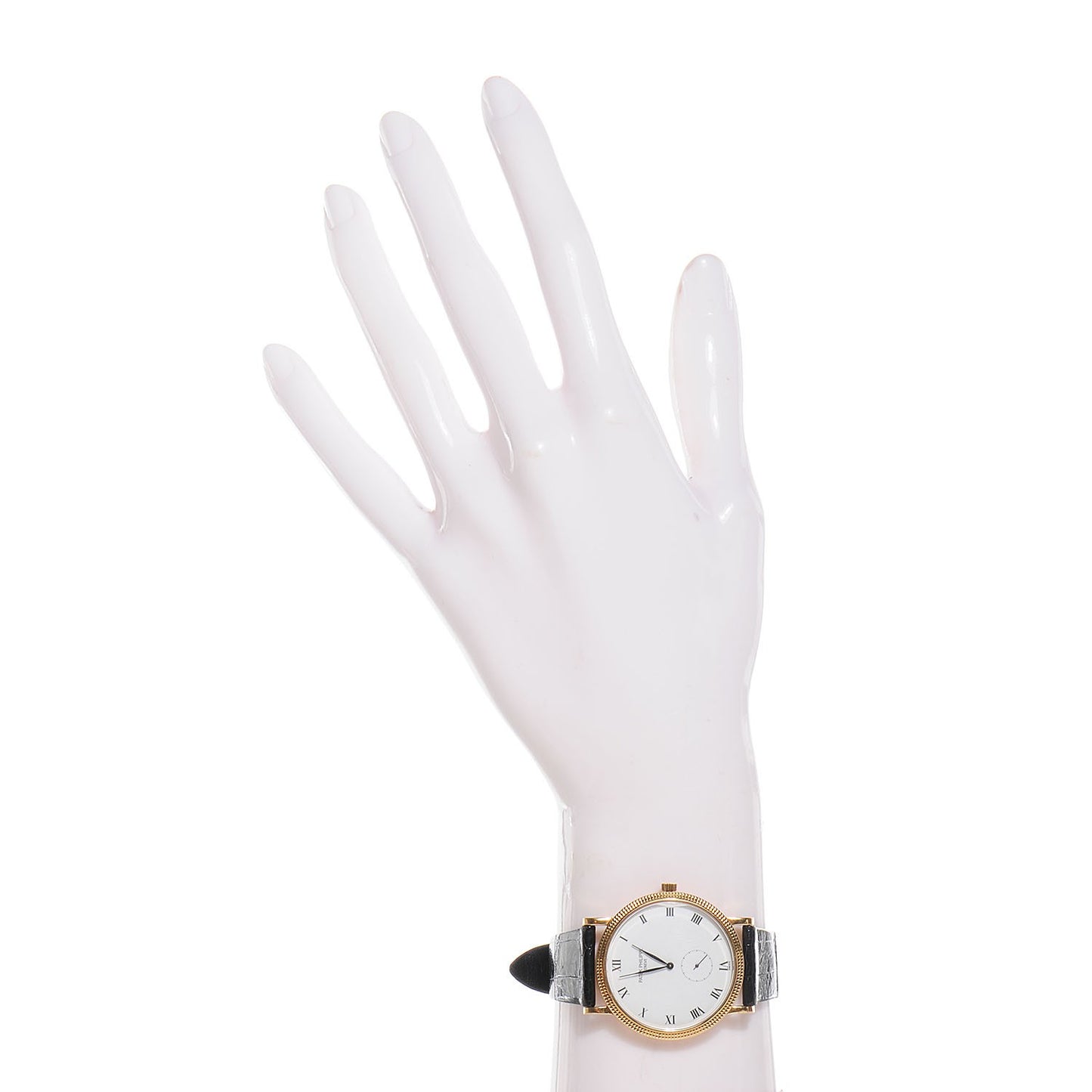 18K Yellow Gold Alligator 33mm Calatrava Manual Winding Watch 3919R