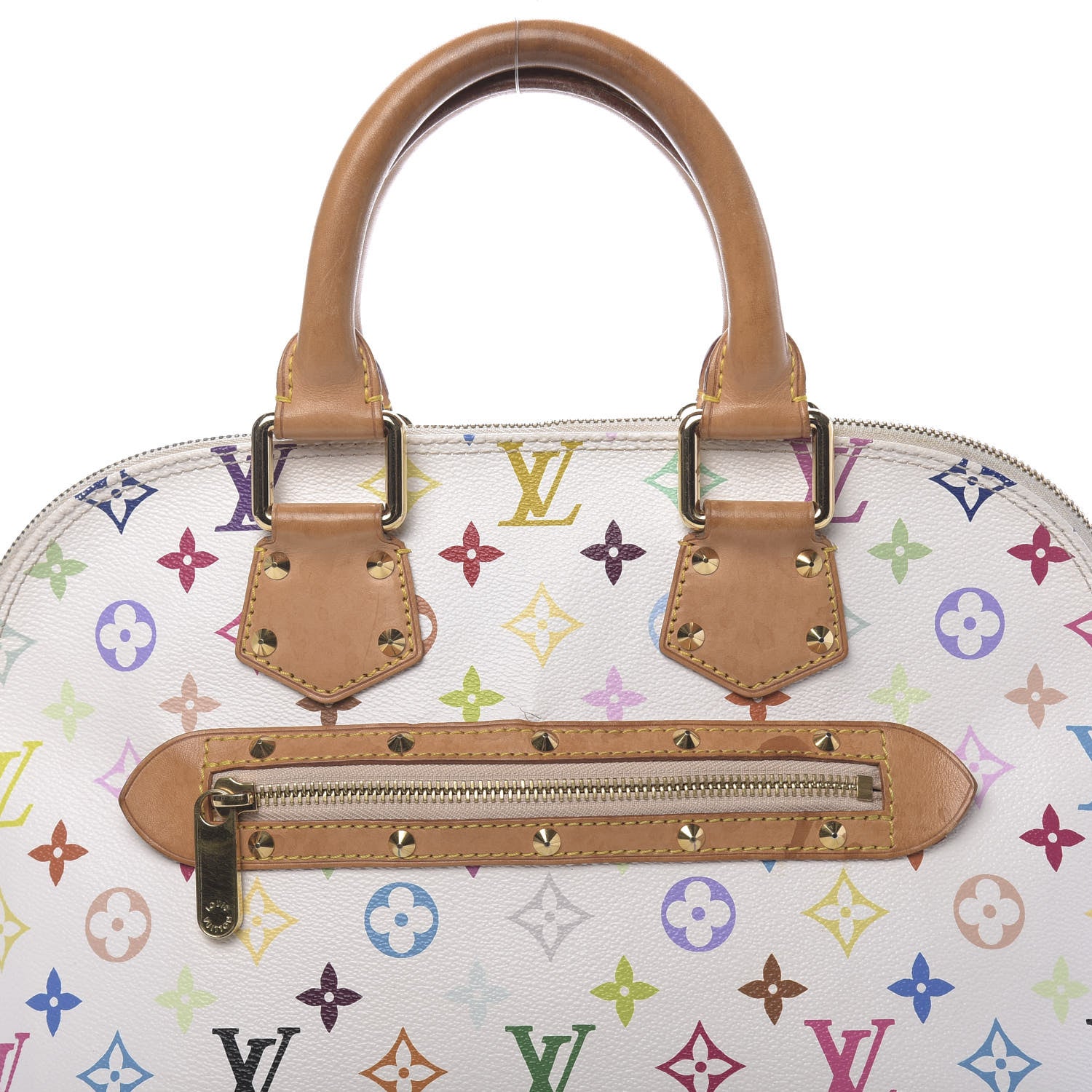 Louis Vuitton Monogram Multicolor Alma White 11 of 11