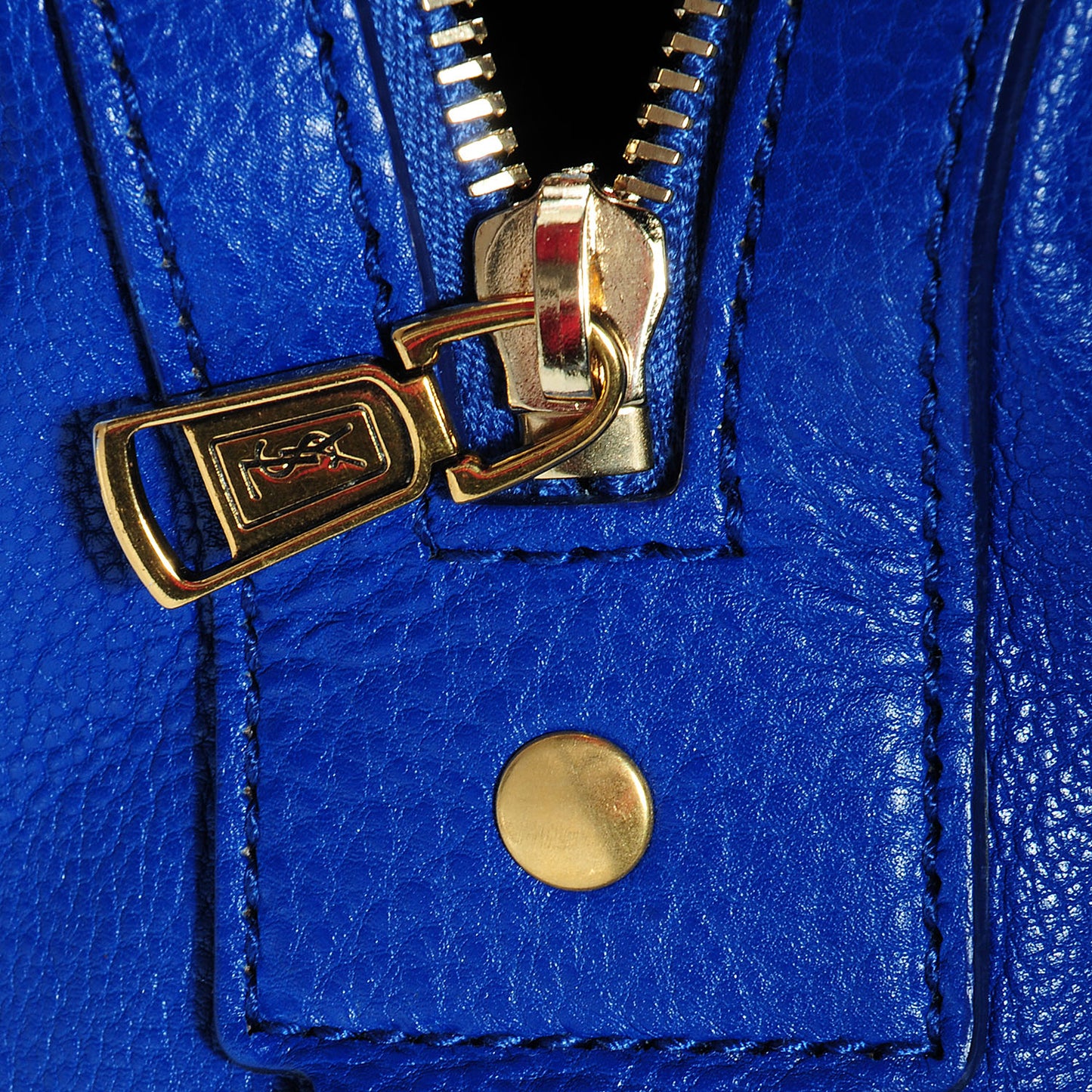 Calfskin Large Muse Blue