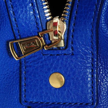 Saint Laurent Calfskin Large Muse Blue 9 of 10