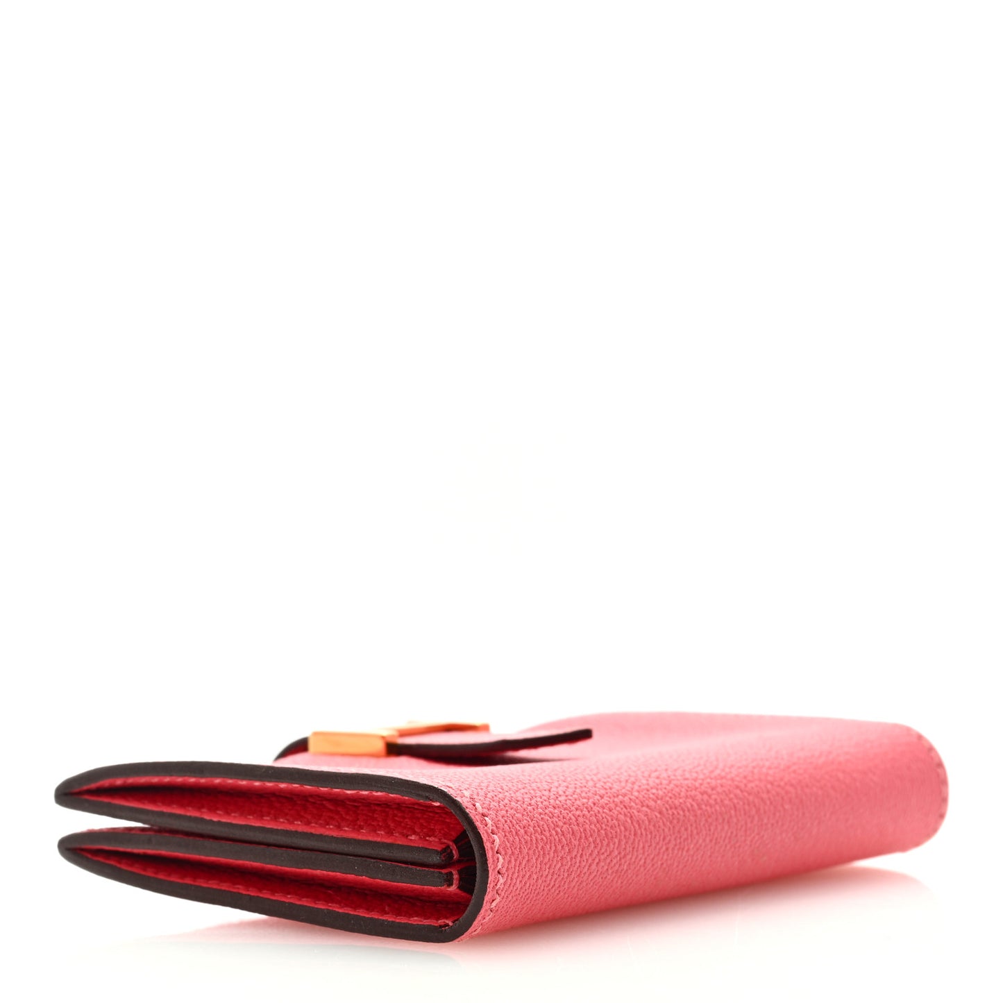 Chevre Mysore Mini Bearn Wallet Rose Lipstick