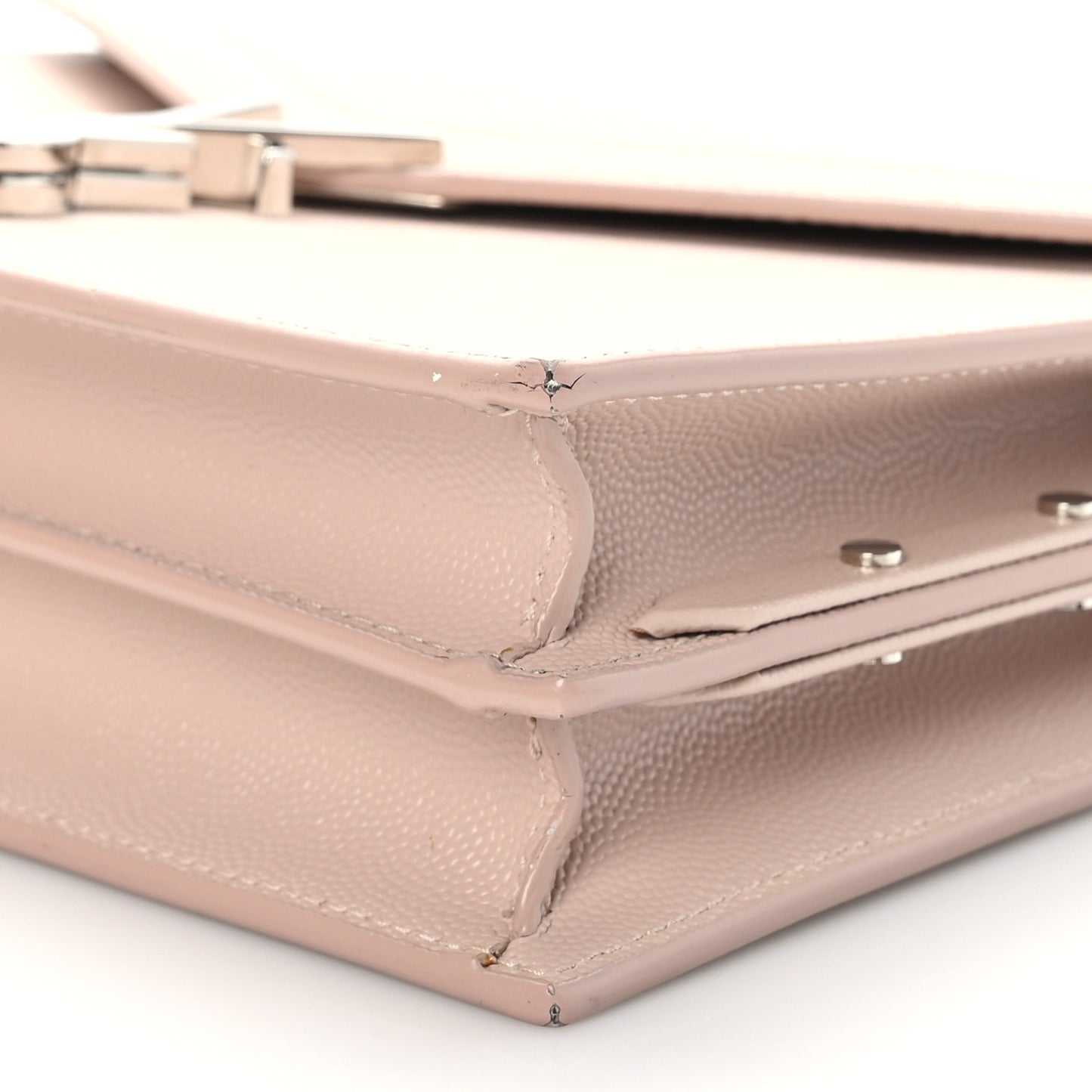 Grain De Poudre Monogram Cassandra Clasp Bag Marble Pink