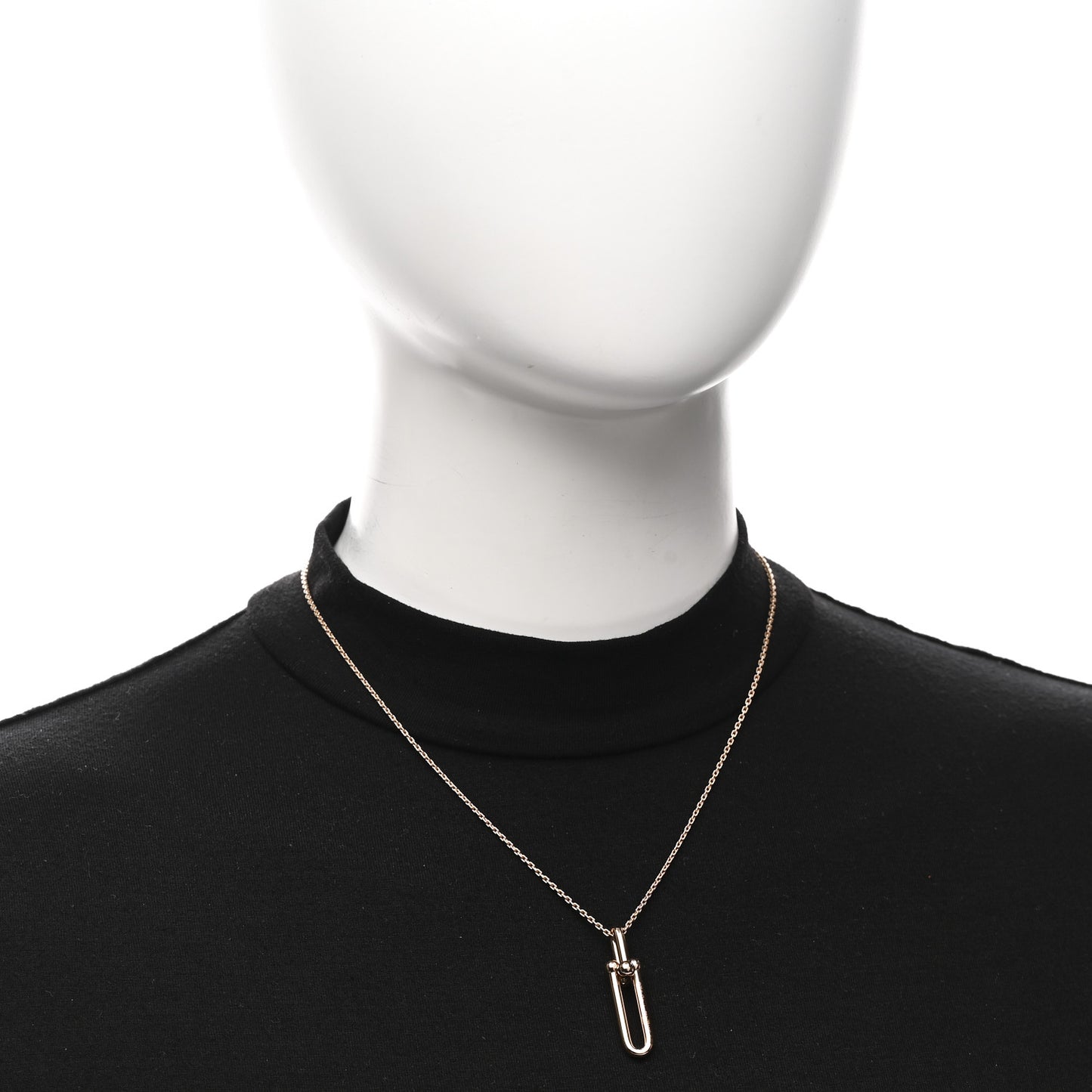 18K Rose Gold Hardwear Link Pendant Necklace